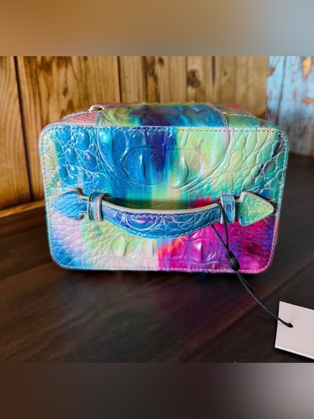 BRAHMIN SMALL CHARMAINE MELBOURNE Makeup Bag Leather IMPRESSION NWT FIRM $ - Picture 3 of 14